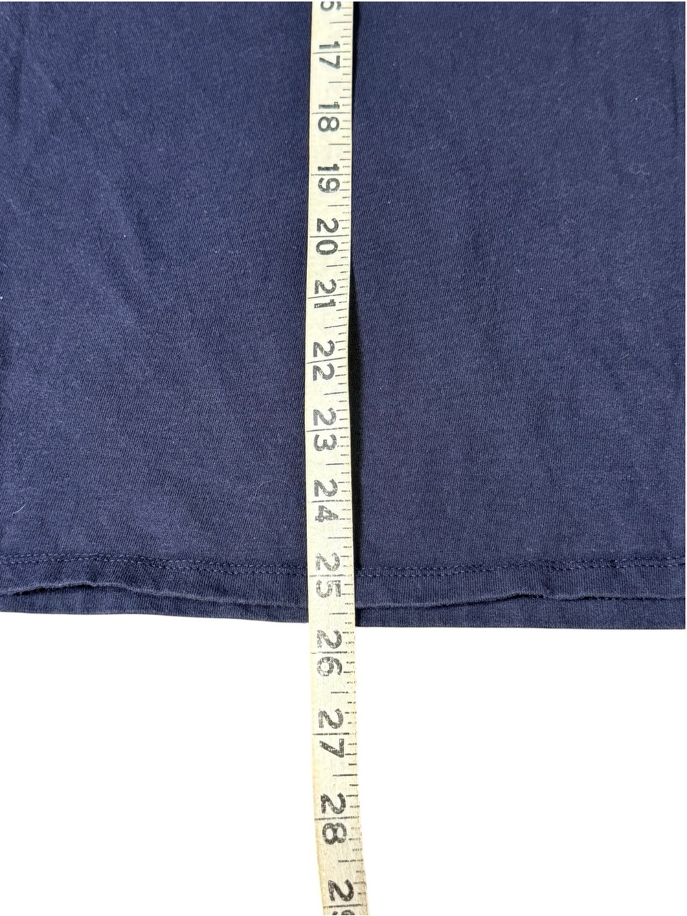 Champion Navy Retro Multicolor Logo Long Sleeve T-Shirt Men’s Medium - Picture 9 of 9